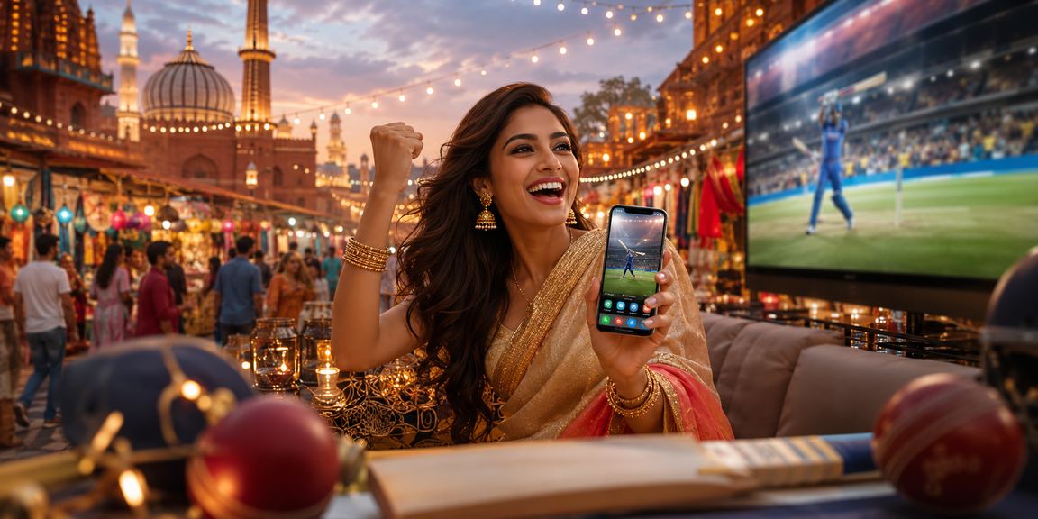 Cricket sports betting scene with players enjoying