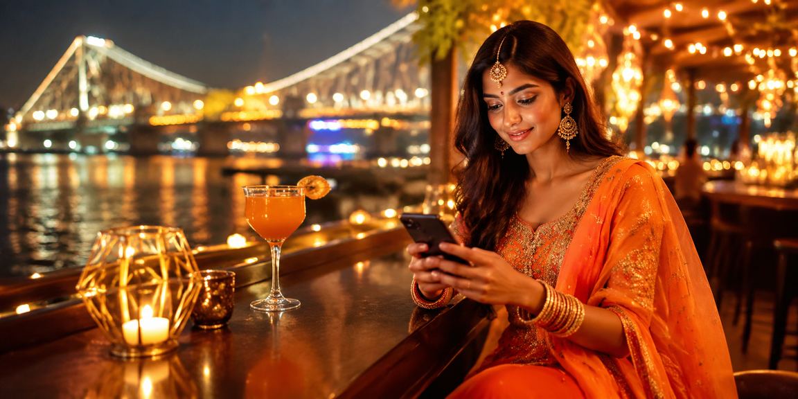 Cricket betting in Kolkata during Diwali festival - mobile user interface