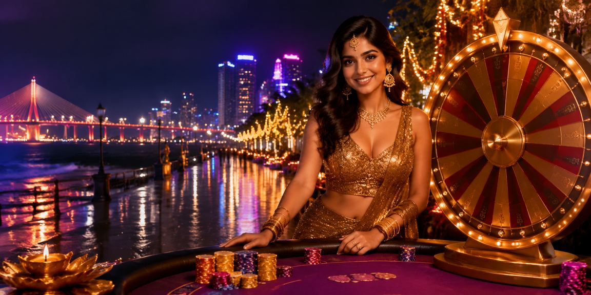 Excited player betting on Aviator crash game during Mumbai Diwali festivities